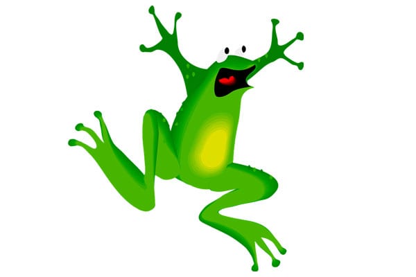 A Cartoon Frog