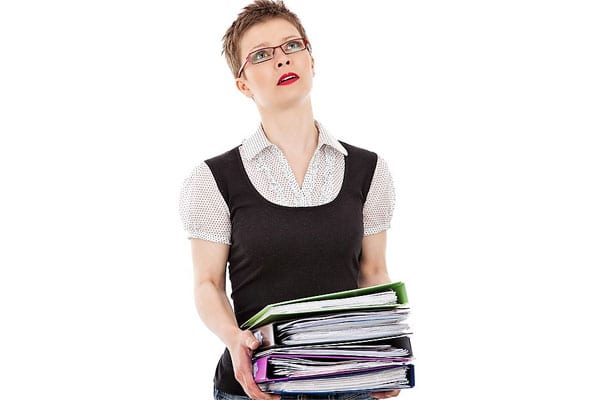 A Woman With A Lot of Workload